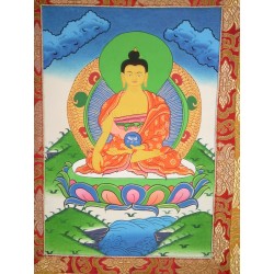 Thangka Bouddha Shakyamuni ( Sakyamuni ) Tangka