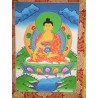 Thangka Bouddha Shakyamuni ( Sakyamuni ) Tangka