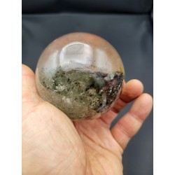 Sphère en Lodolite ou Quartz Chaman (Garden) 72mm 511grs