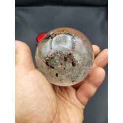 Sphère en Lodolite ou Quartz Chaman (Garden) 72mm 511grs