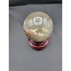Sphère en Lodolite ou Quartz Chaman (Garden) 72mm 511grs