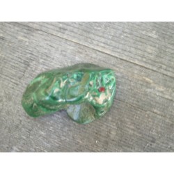 Malachite pure brute polie 37grs