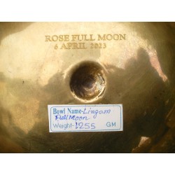 Bol chantant Tibétain 7 métaux 1225grs Full Moon Lingam
