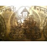 Bol chantant Tibétain 7 métaux gravé 1998grs