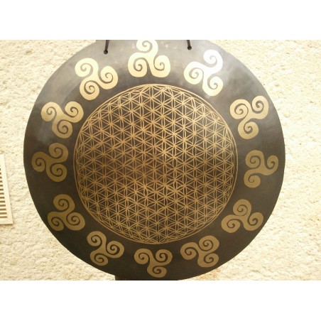 Gong Tibétain 7 métaux 2490grs 45.8cm