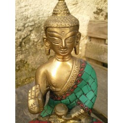 Statue de Bouddha  Amoghasiddhi 17.5cm