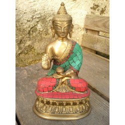 Statue de Bouddha  Amoghasiddhi 17.5cm