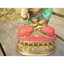 Statue de Bouddha  Amoghasiddhi 17cm