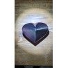 Coeur en Obsidienne Oeil Céleste 178grs 72mm