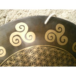 Gong Tibétain 7 métaux 3310grs 50.6cm