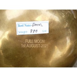 Bol chantant Tibétain 7 métaux 880grs Full moon