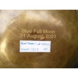 Bol Tibétain 7 métaux 1210grs Full Moon