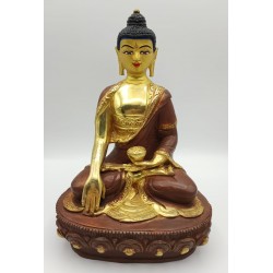 Statue de Bouddha  Shakyamuni 20.5cm Or ( ou Sakyamuni )