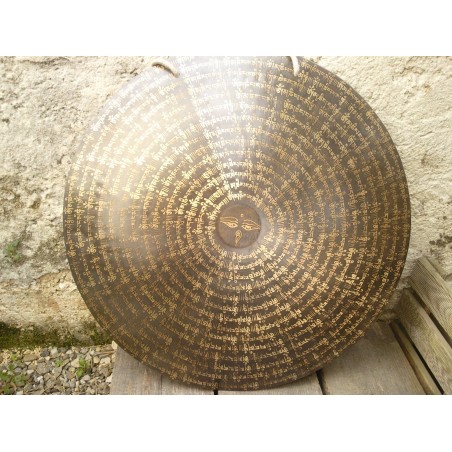 Gong Tibétain 7 métaux 3170grs 49.6cm