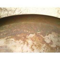 Gong Antique Indien 7 métaux 43cm 1810grs