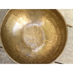 Bol chantant Tibétain 7 métaux 975grs Shiva