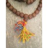 mala tibetain en bois de bodhi avec compteurs