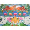 Thangka bouddha Chenrezig 82x50cm Tangka Tchenrezi