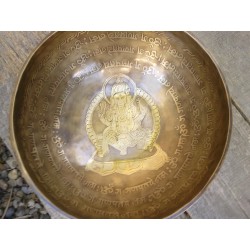 Bol chantant Tibétain 7 métaux 1710grs Ganesh