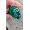 Crâne en pure Malachite extra 5.5cm 172grs