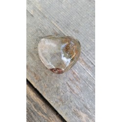 Coeur en Lodolite ou Quartz Chaman (Garden) 47mm 70grs