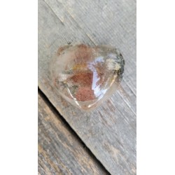 Coeur en Lodolite ou Quartz Chaman (Garden) 67mm 156grs