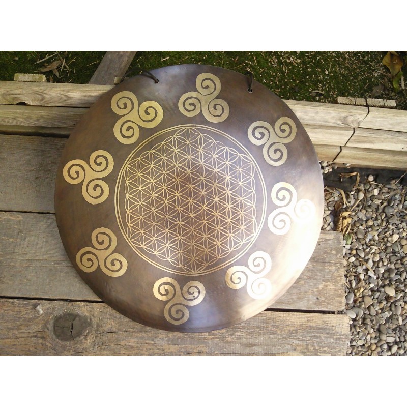 Gong Tibétain 7 métaux 2860grs 47.5cm