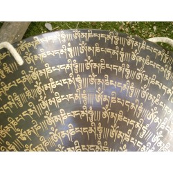 Gong Tibétain 7 métaux 2340grs 42.2cm