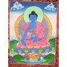 Thangka Bouddha medecine Tangka 85x50cm
