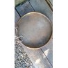 Gong Antique Indien 7 métaux 38cm 1585grs