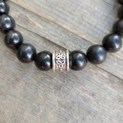 Bracelet en Shungite noire 10mm