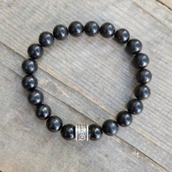 Bracelet en Shungite noire 10mm