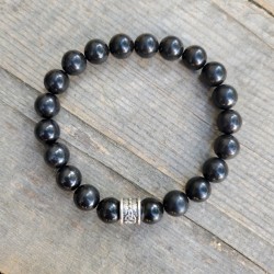 Bracelet en Shungite noire...