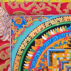 Thangka tibétain Mandala Kalachakra n°2