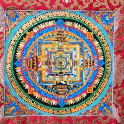 Thangka tibétain Mandala Kalachakra n°2