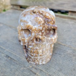 Crâne en Sphalérite Géode...