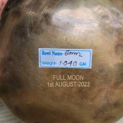 Bol Tibétain 7 métaux 1040grs Full moon