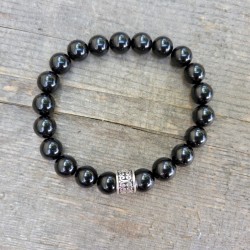 Bracelet en Spinelle noire...