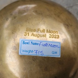 Bol Tibétain 7 métaux 715grs Full Moon