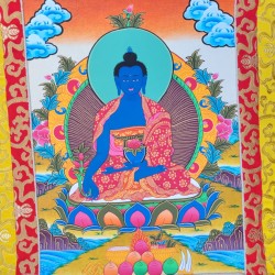 Thangka Bouddha medecine...