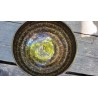 Bol chantant Tibétain 7 métaux 835grs gravé Tara verte