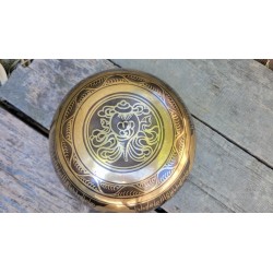 Bol chantant Tibétain 7 métaux 1246grs Chenrezig