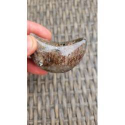 Lune en Lodolite ou Quartz Chaman (Garden) 57mm 73grs
