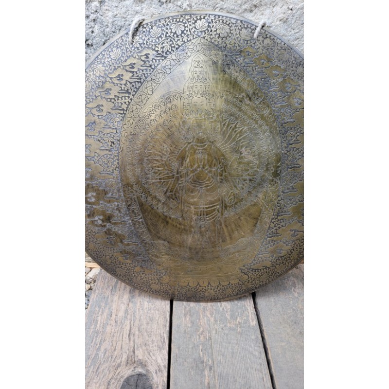 Gong Tibétain 7 métaux 2925grs 49,7cm