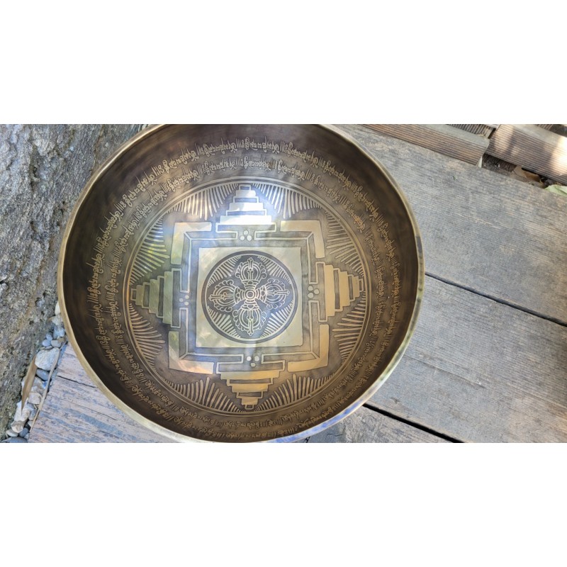 Bol chantant Tibétain 7 métaux 2130grs