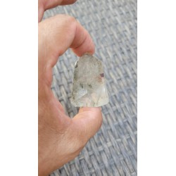 Pointe en Lodolite ou Quartz Jardin (Garden) 47mm 63grs