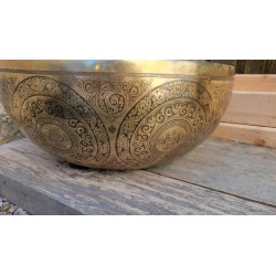 Bol Tibétain chantant  7 métaux 8160grs