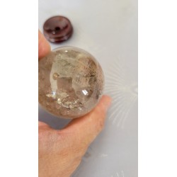 Sphère en Lodolite ou Quartz Chamane (Garden) 51mm 188grs