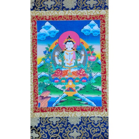 Thangka bouddha Chenrezig Tangka Thangka bouddha Chenrezig Tangka
