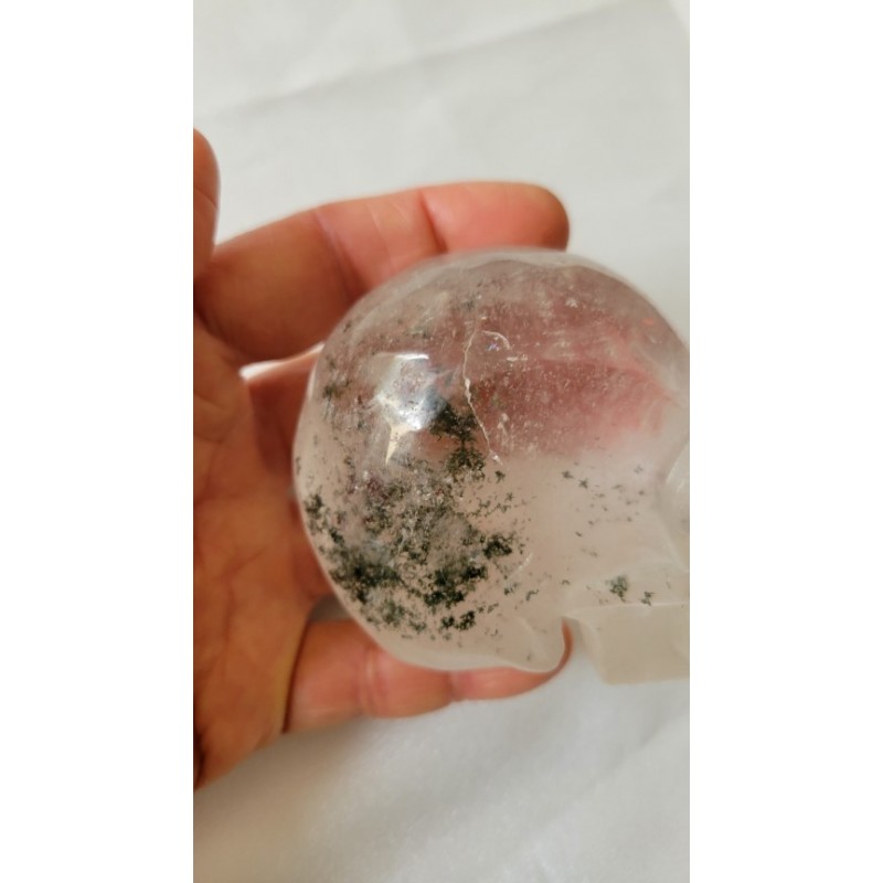 5 Mini Cloches De Noël En Fluorite Naturelle - Crânes En Cristal, Pierres De Guérison
